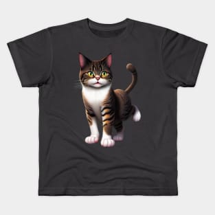 funny cat Kids T-Shirt